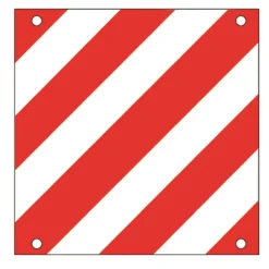 Cartello segnaletico carico sporgente 500x500 mm