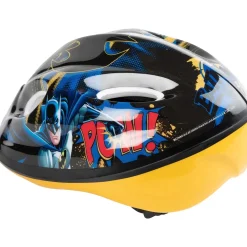 Caschetto bici Batman taglia M nero e giallo