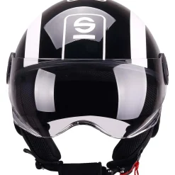 Casco moto Demi Jet Sparco SP601 nero/bianco XL