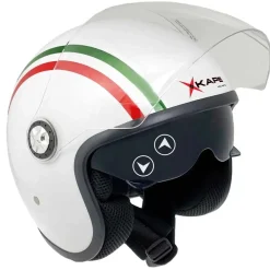 Casco moto Jet Xkape 2206 bianco tg. XL