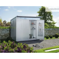 Casetta da giardino AvantGarde ECO A8 Argento metal. 209x252x332 cm 1 porta