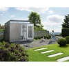 Casetta da giardino AvantGarde ECO A8 Grigio quarzo met. 209x252x332 cm 2 porte