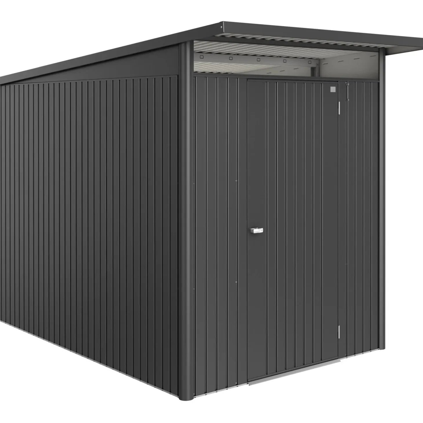 Casetta da giardino AvantGarde ECO A3 Grigio scuro metal. 209x172x252 cm 1 porta