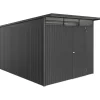 Casetta da giardino AvantGarde ECO A8 Grigio scuro metal. 209x252x332 cm 1 porta