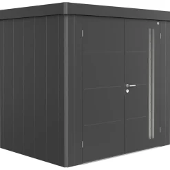 Casetta da giardino Biohort Neo sp 5 mm 236x180x222 cm argento 2 batt.
