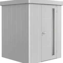 Casetta da giardino Biohort Neo sp 5 mm 180x180x222 cm argento standard