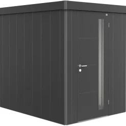 Casetta da giardino Biohort Neo sp 5 mm 180x236x222 cm grigio standard