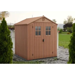 Casetta da giardino in resina Keter Darwin sp. 16 mm marrone 3,3 m²