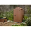 Casetta da giardino in resina Keter Darwin sp. 16 mm marrone 1,4 m²