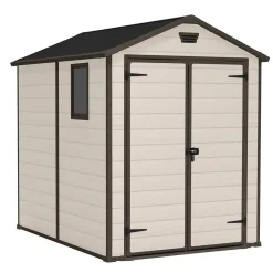Casetta da giardino in resina Keter Manor beige 4,4 m²