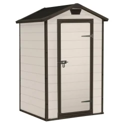 Casetta da giardino in resina Keter Manor sp. 16 mm beige 1,2 m²