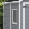 Casetta da giardino in resina Keter Manor sp. 16 mm 185x152x226 cm grigio