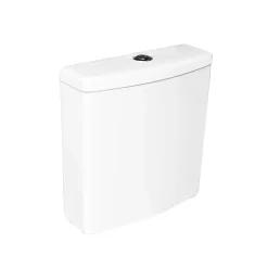 Cassetta WC di scarico monoblocco tulipano ceramica bianco