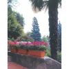 Cassetta Itaca con sottocassetta 50x20x17 cm in plastica terracotta