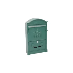 Cassetta postale in lamiera Araldica 260x410x90 mm verde