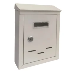 Cassetta postale in lamiera Basic 180x260x60 mm bianco