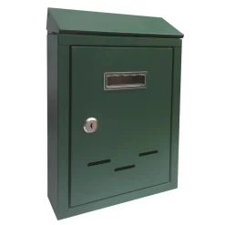 Cassetta postale in lamiera Basic 180x260x60 mm verde