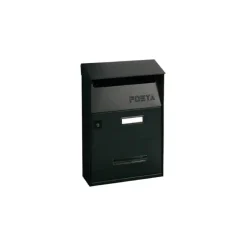 Cassetta postale in lamiera Classic 210x320x90 mm nero