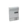 Cassetta postale in lamiera Cubby 200x300x60 mm argento