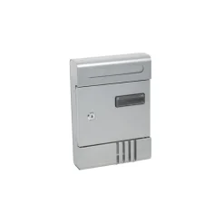 Cassetta postale in lamiera Cubby 200x300x60 mm argento