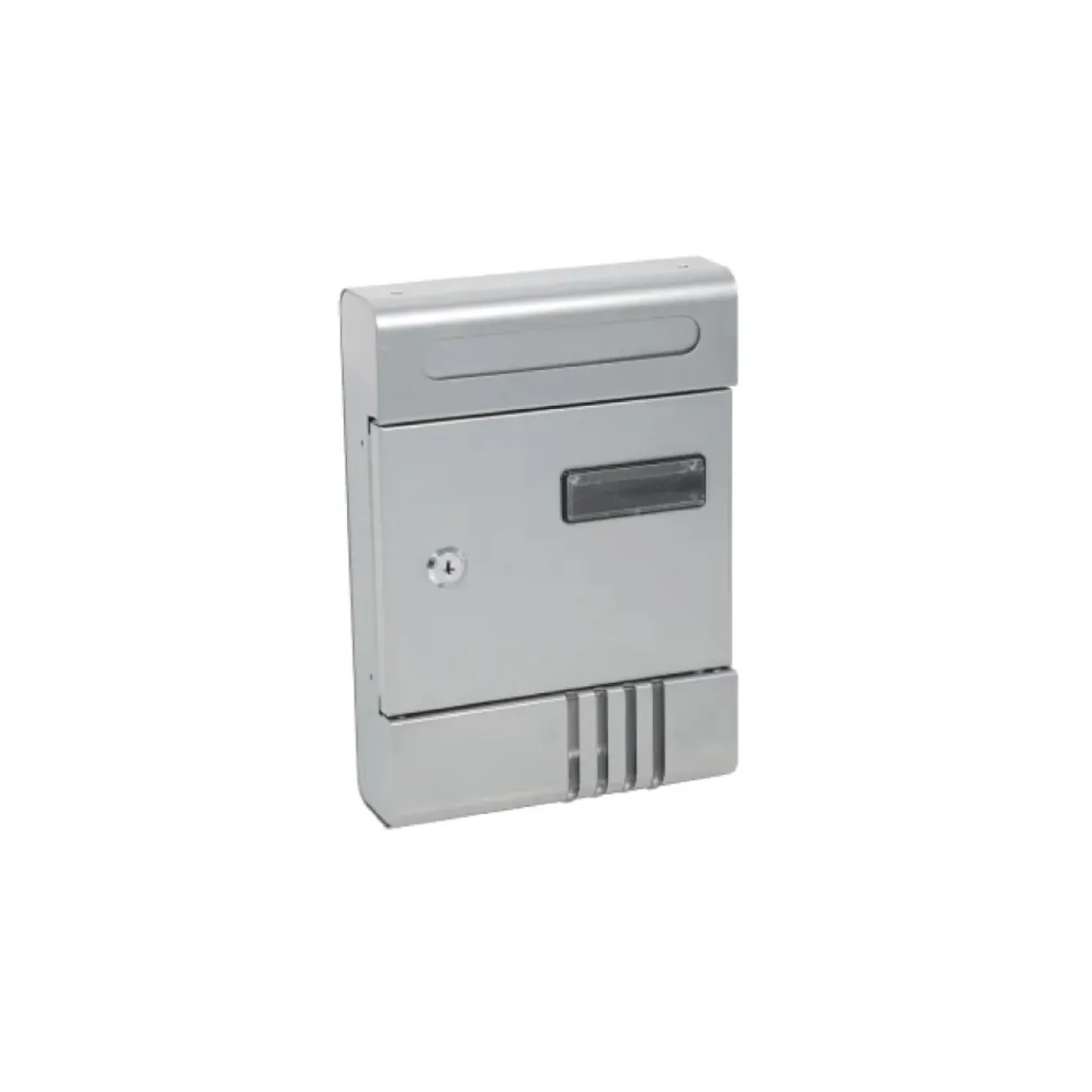 Cassetta postale in lamiera Cubby 200x300x60 mm argento