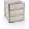 Cassettiera 3 cassetti Midi Empire 27x36x30 cm avorio