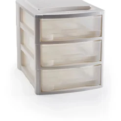 Cassettiera 3 cassetti Midi Empire 27x36x30 cm avorio