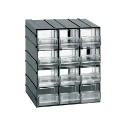 Cassettiera porta minuteria 12 scomparti 23x19,2x14,8 cm