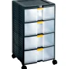 Cassettiera porta minuteria StoreAge 44001 4 cassetti con ruote