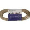 Cavetto in acciaio ottonato rivestito in pvc trasparente Ø 4,5 mm x 20 mt