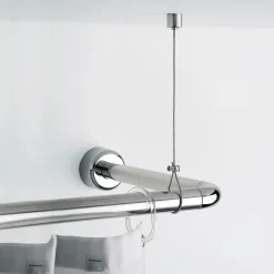 Cavetto reggi tenda doccia cromo