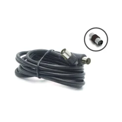 Cavetto TV maschio - femmina con adattatore 3 m