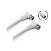 Cavetto TV spine 90° con adattatore 2 m