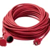 Cavo di prolunga H05RR-F 3G1,5 25 m rosso