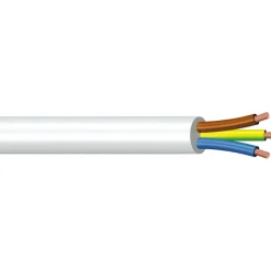 Cavo H05VV-F 3x1,5 mm² 5 m bianco