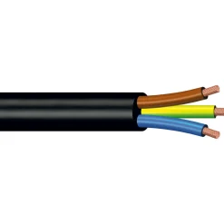 Cavo H05VV-F 3x1,5 mm² 50 m nero