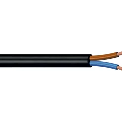 Cavo H05VV-F 2x1 mm² 25 m nero