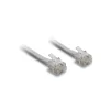 Cavo telefono piatto RJ11 6p/4C 5 m bianco