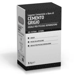 Cemento polvere Grigio per interno ed esterno 5 Kg