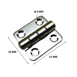 Cerniera acciaio inox 35x37x1,5 mm