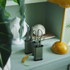 Cesoie per potatura piante e fiori con supporto Fiskars verde