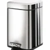 Cestino da bagno Argenta in metallo 3 l cromo