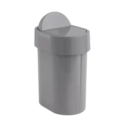 Cestino da bagno Junior in resina 4,8 l grigio