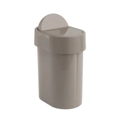 Cestino da bagno Junior in resina 4,8 l tortora