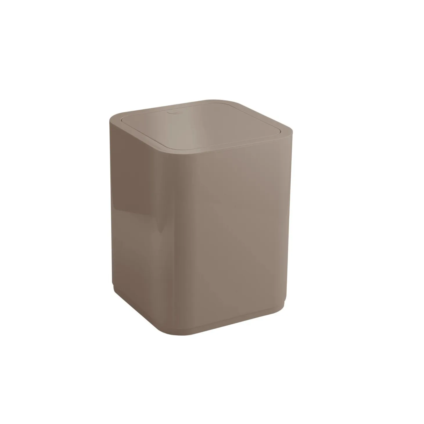 Cestino da bagno Seventy in resina 8 l tortora