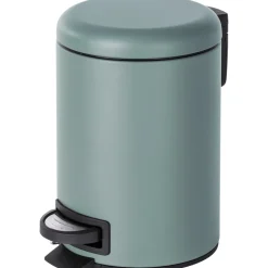 Cestino da bagno Wenko leman in metallo 3 l grigio