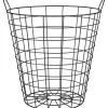 Cestino portaoggetti in filo metallico Minimalist Zen H 43 x Ø 38 cm nero