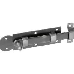Chiavistello per finestra con monopola acciaio inox 100x30 mm