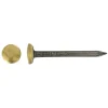 Chiodo testa ottone bombata acciao blu temperato 2x20 mm x20 pz