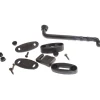 Chiusura a leva in plastica nera interasse 15 mm